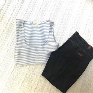 Michale Kors silky stripe tank